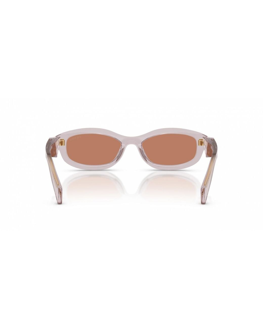 Prada Pink Eyewear Pillow Rectangle Frame Sunglasses