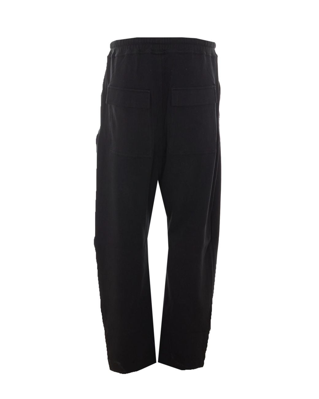 Thom Krom Black Drawstring Cargo Track Pants for men