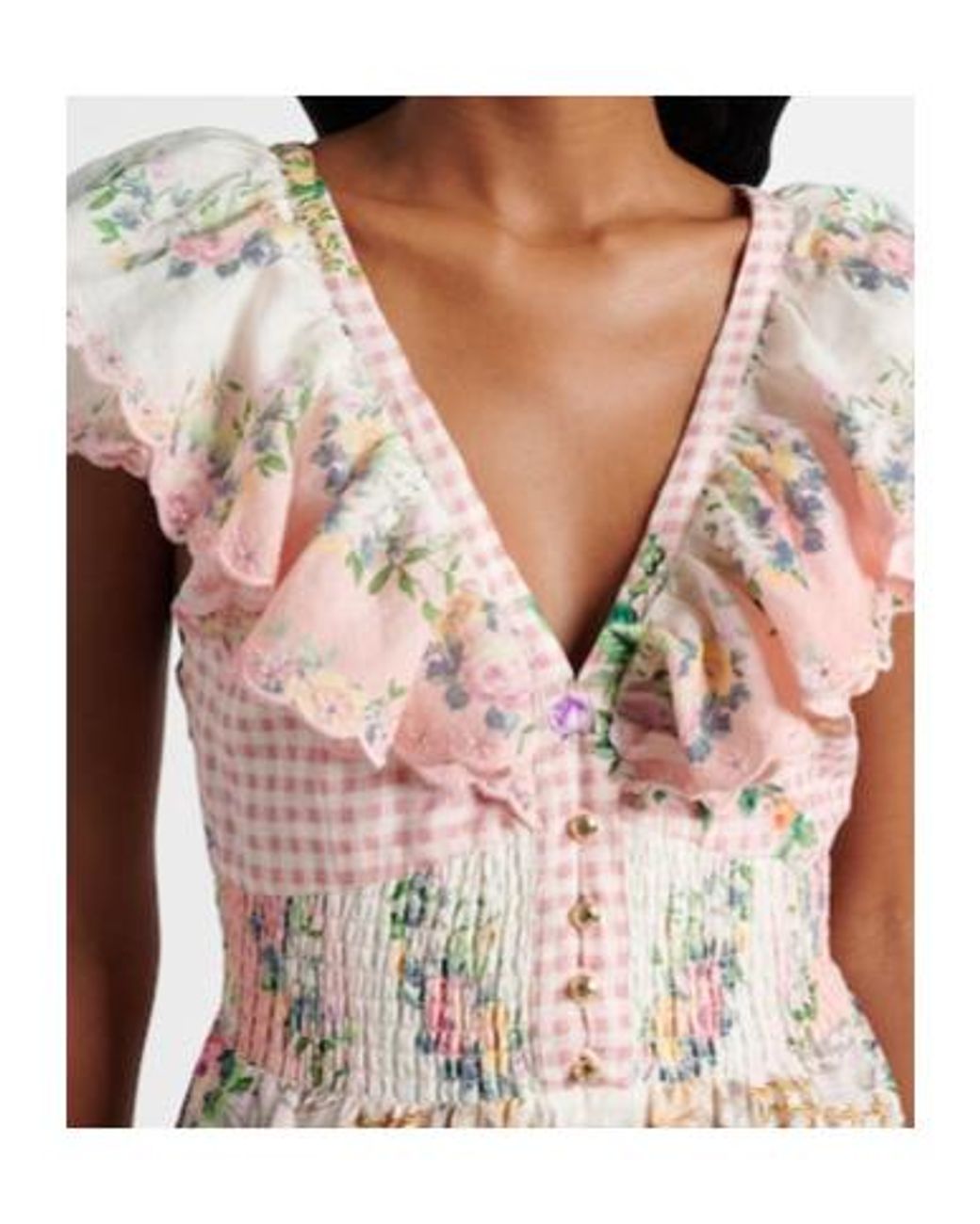 Camilla Natural Tiered Linen Maxi Dress