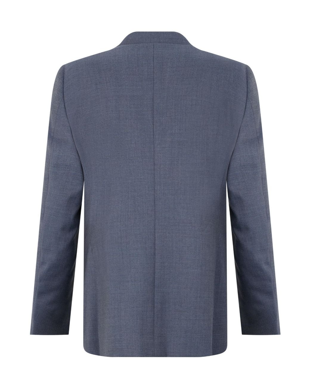 Canali Blue Single-Breasted Two-Button Blazer for men