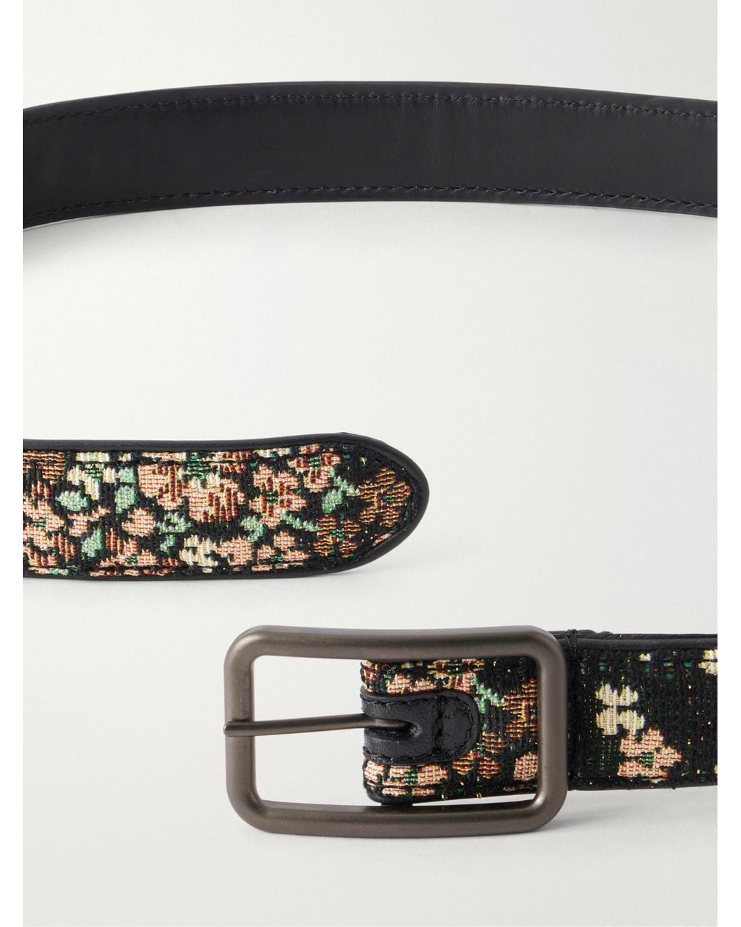 Dries Van Noten Multicolor Jacquard Belt