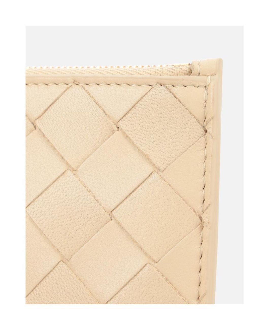 Bottega Veneta Natural Intreccio Key Bag