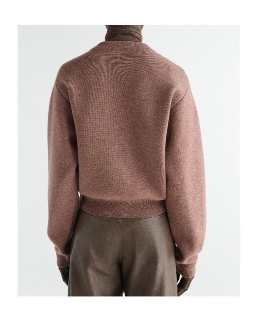 Lemaire Brown Short Sweater