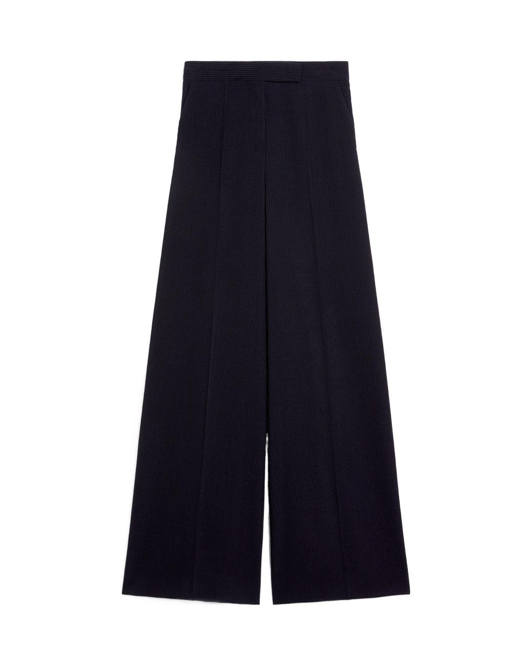 Max Mara Blue Wide-Leg Trousers