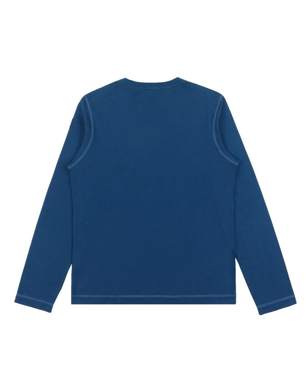 Paul & Shark Blue Logo Print Long-Sleeve T-Shirt for men