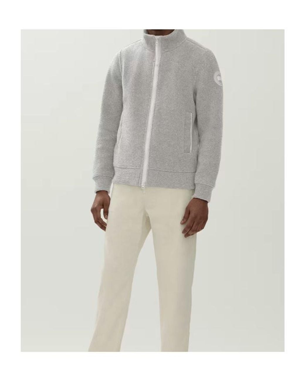 Canada Goose Gray Lawson Jacket Kind Fleece Humanature for men