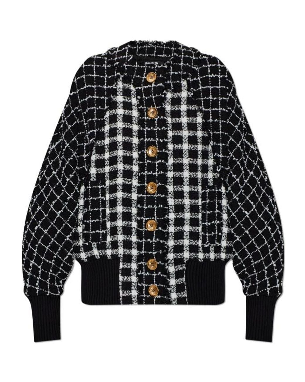 Balmain Black Bomber Jacket