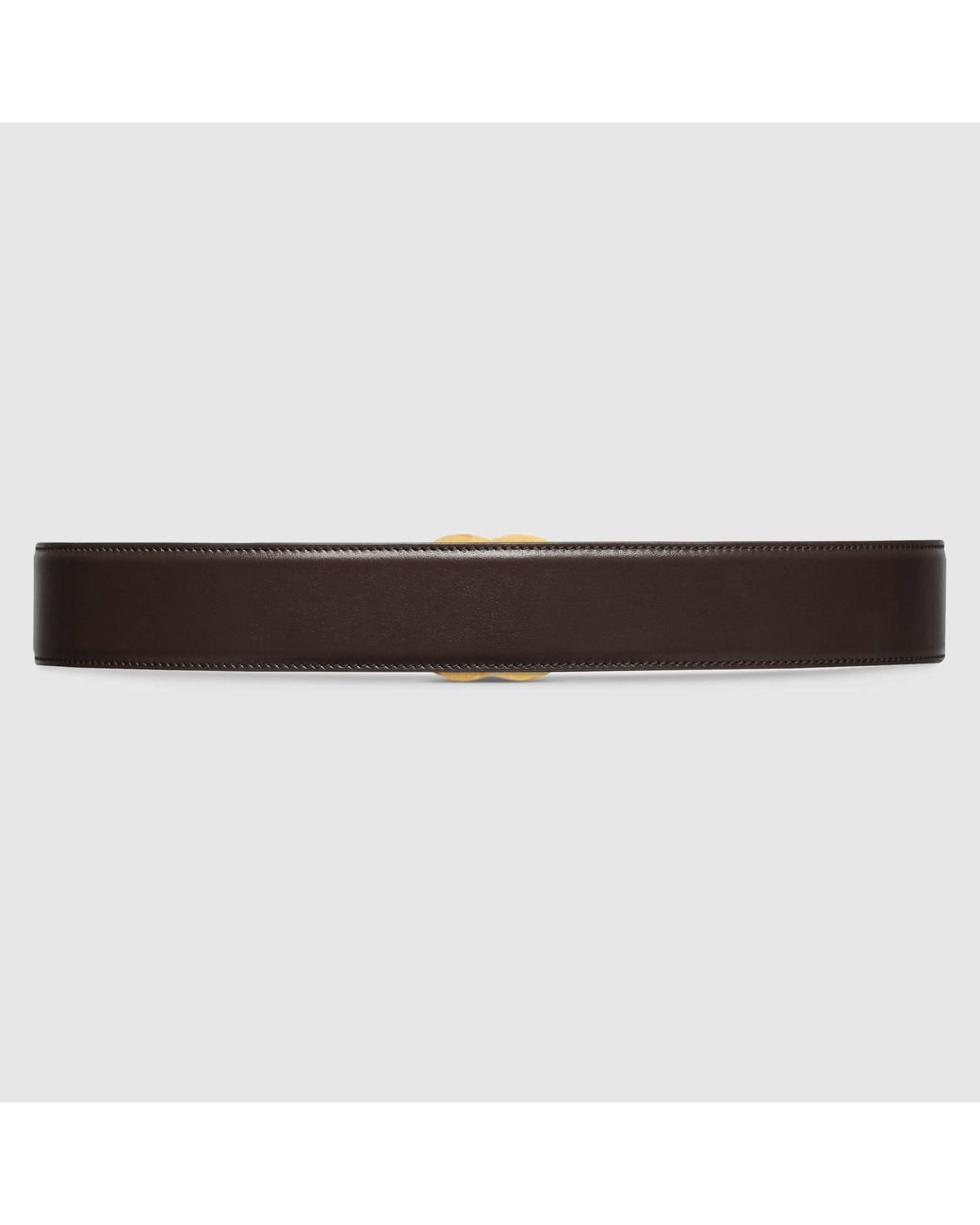 Gucci Brown Gg Marmont Wide Belt, Size 100 for men