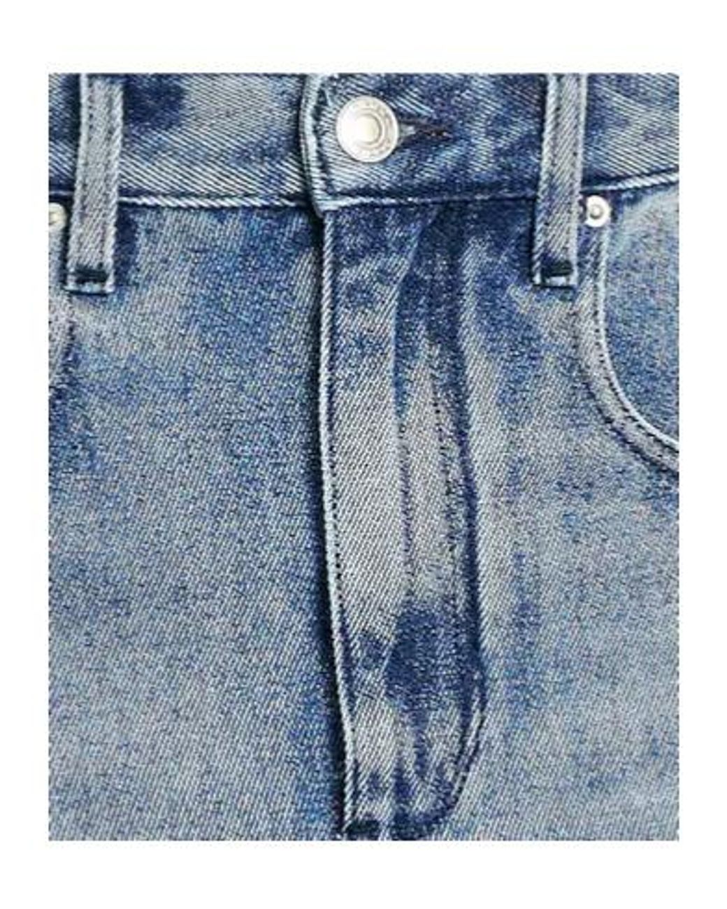 Isabel Marant Blue Denim Pencil Skirt