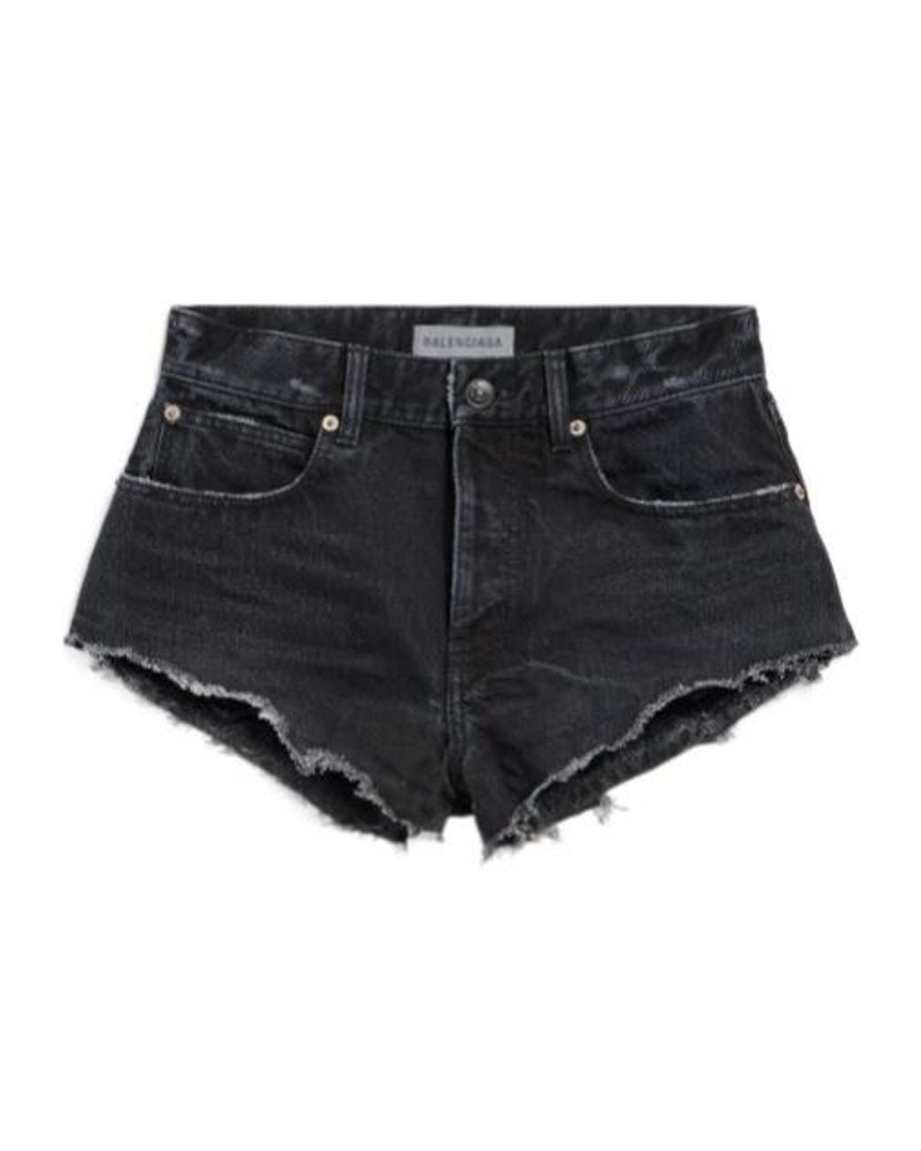 Balenciaga Black Mini Shorts