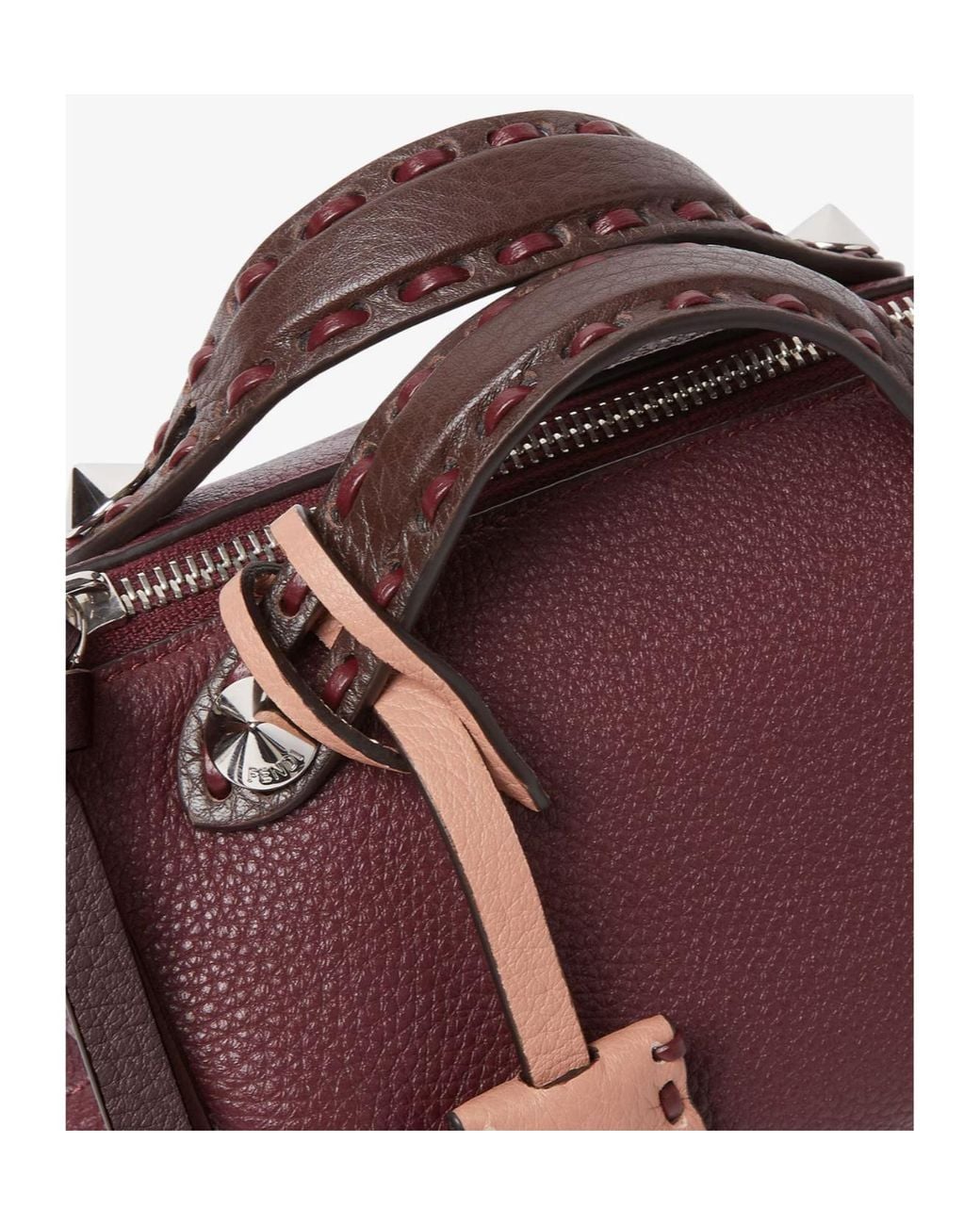 Fendi Purple By The Way Selleria Mini Tote Bag
