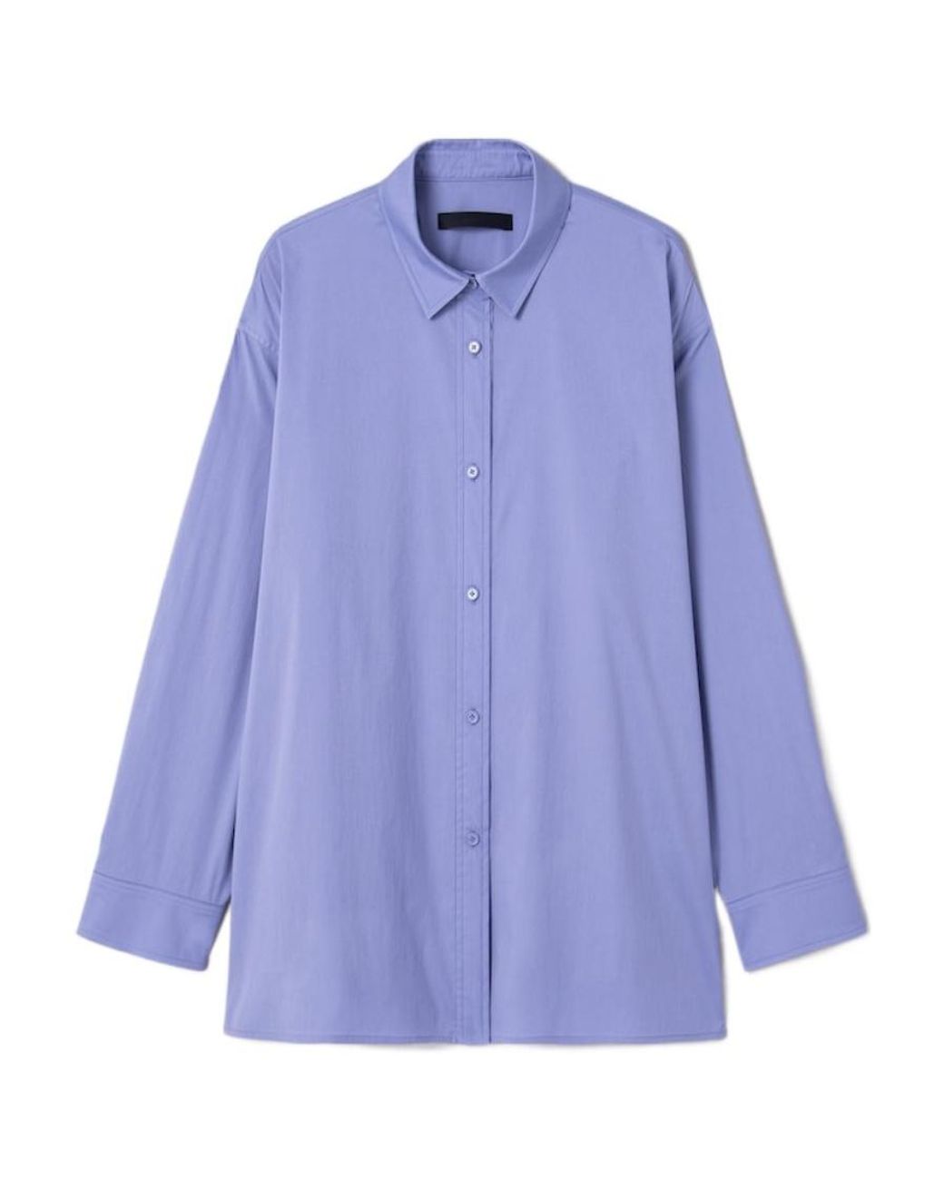 Juun.J Blue Lapel Long-Sleeved Shirt