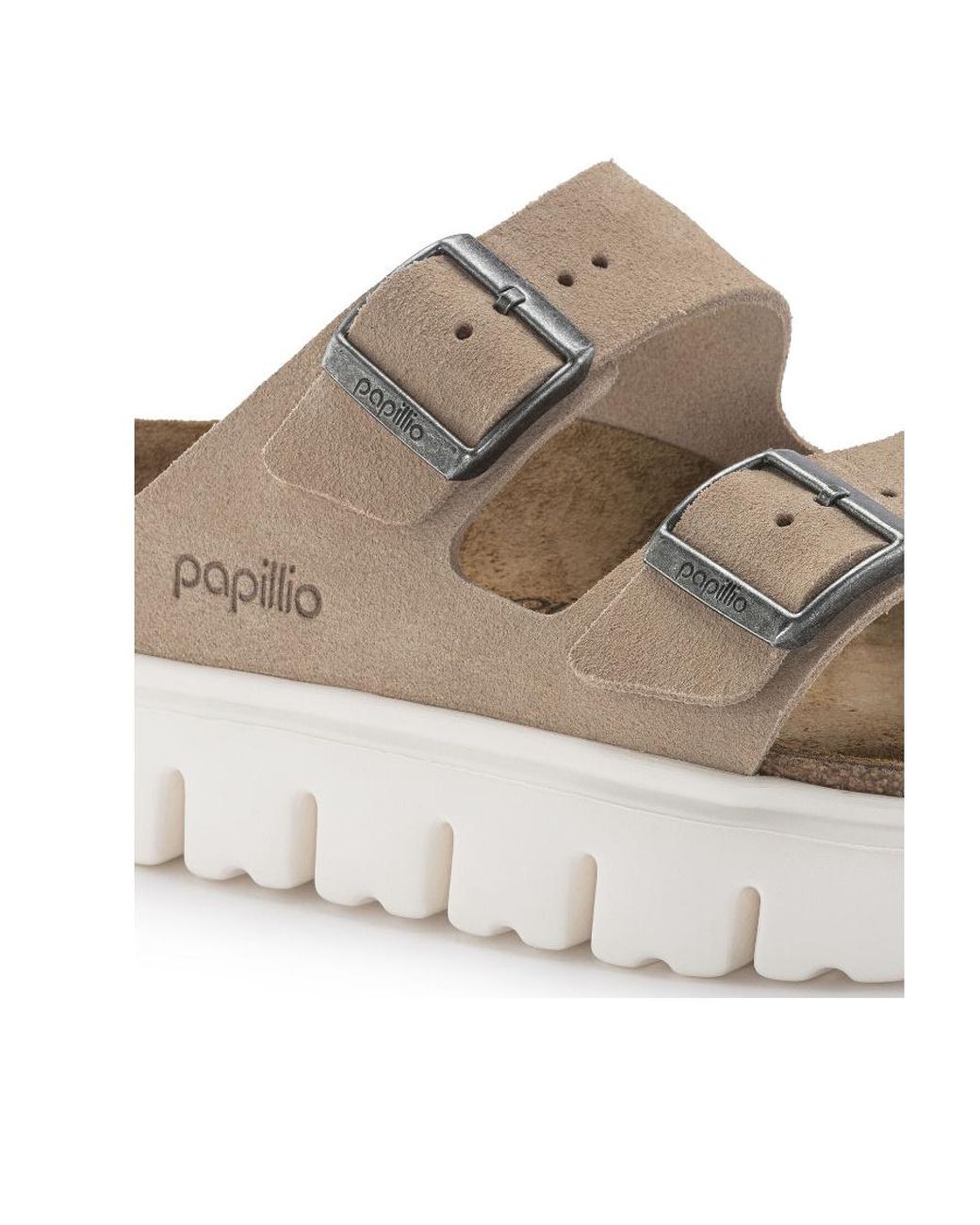 Birkenstock White Arizona Chunky Sandals