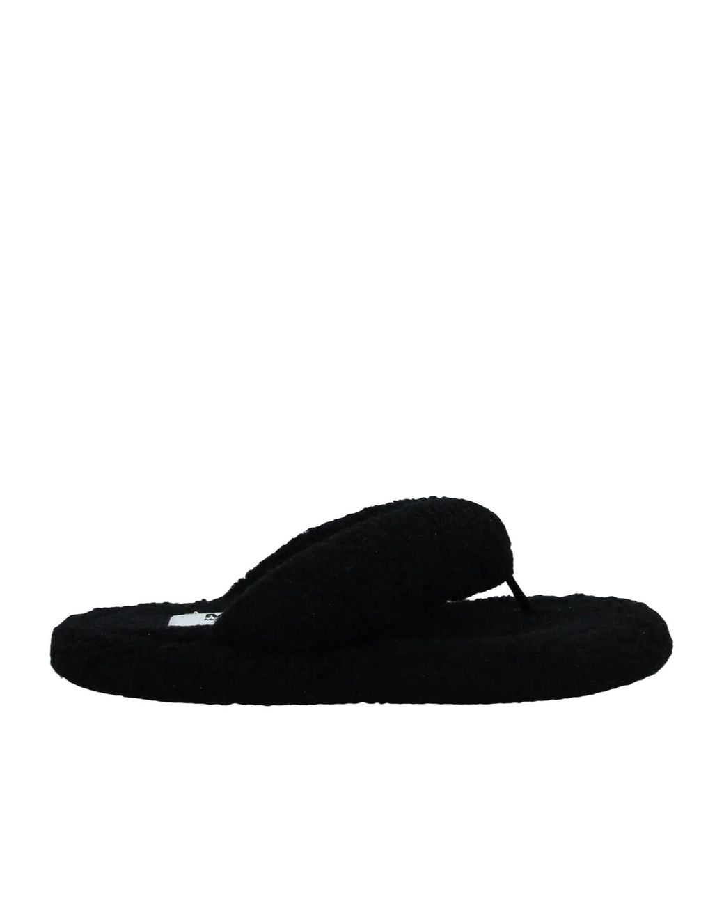 MM6 by Maison Margiela Black Minimalist Flip-Flops
