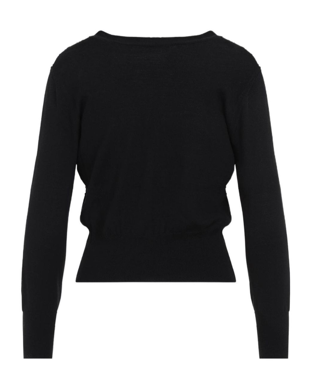 Fabiana Filippi Black Sequin Embellished Cropped Cardigan