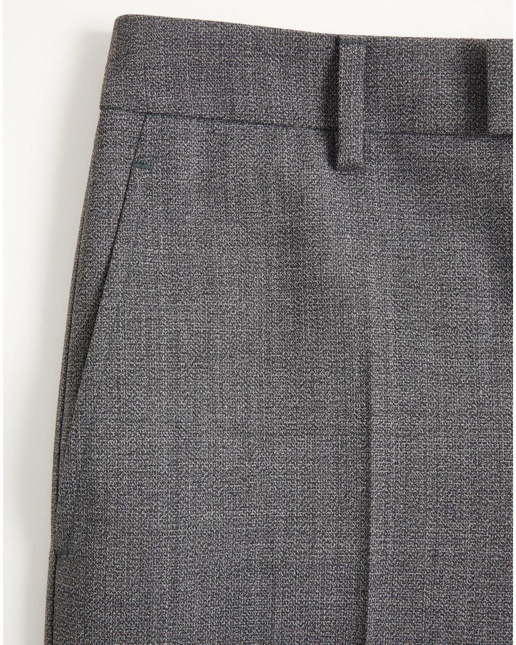 Valentino Gray Mouliné Wool Trousers for men