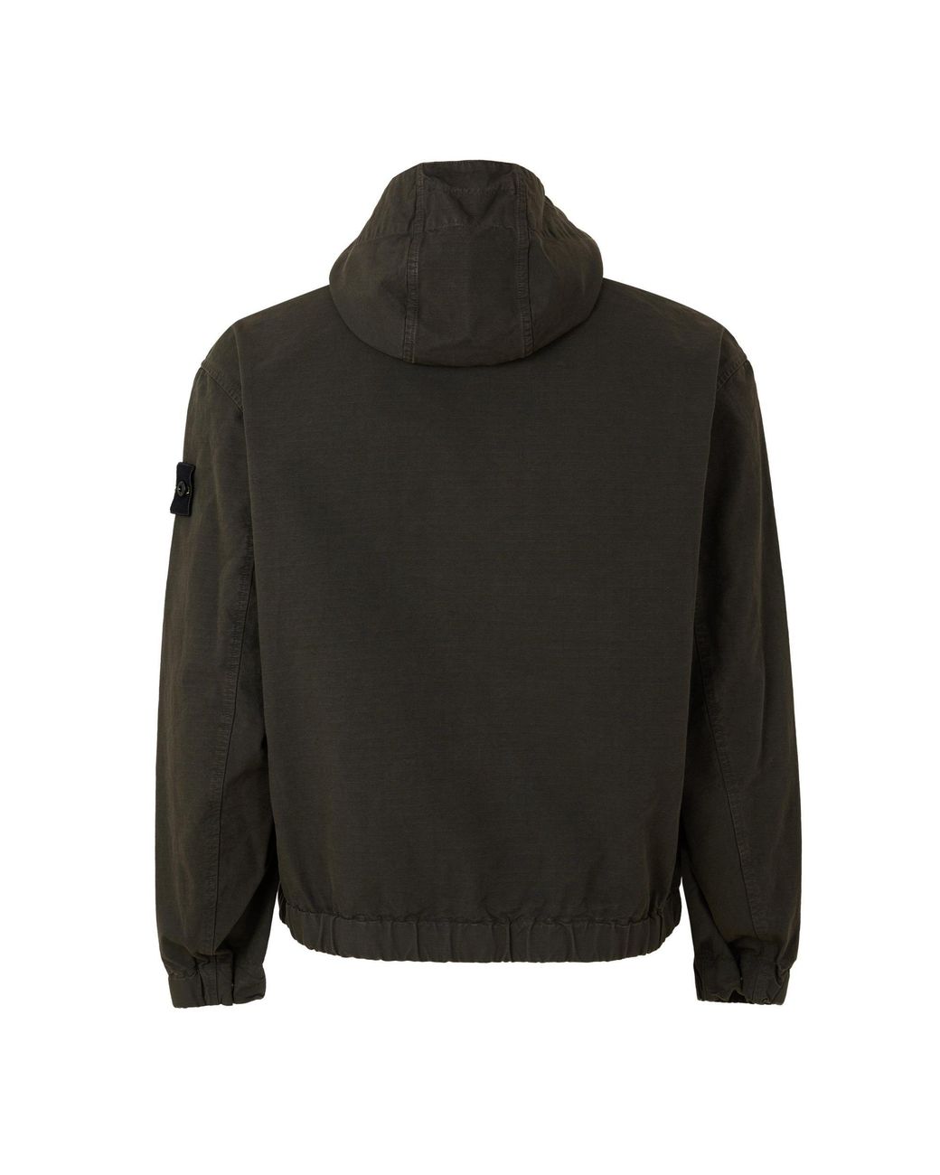 Stone Island Black Dark Hooded Zip Jacket for men