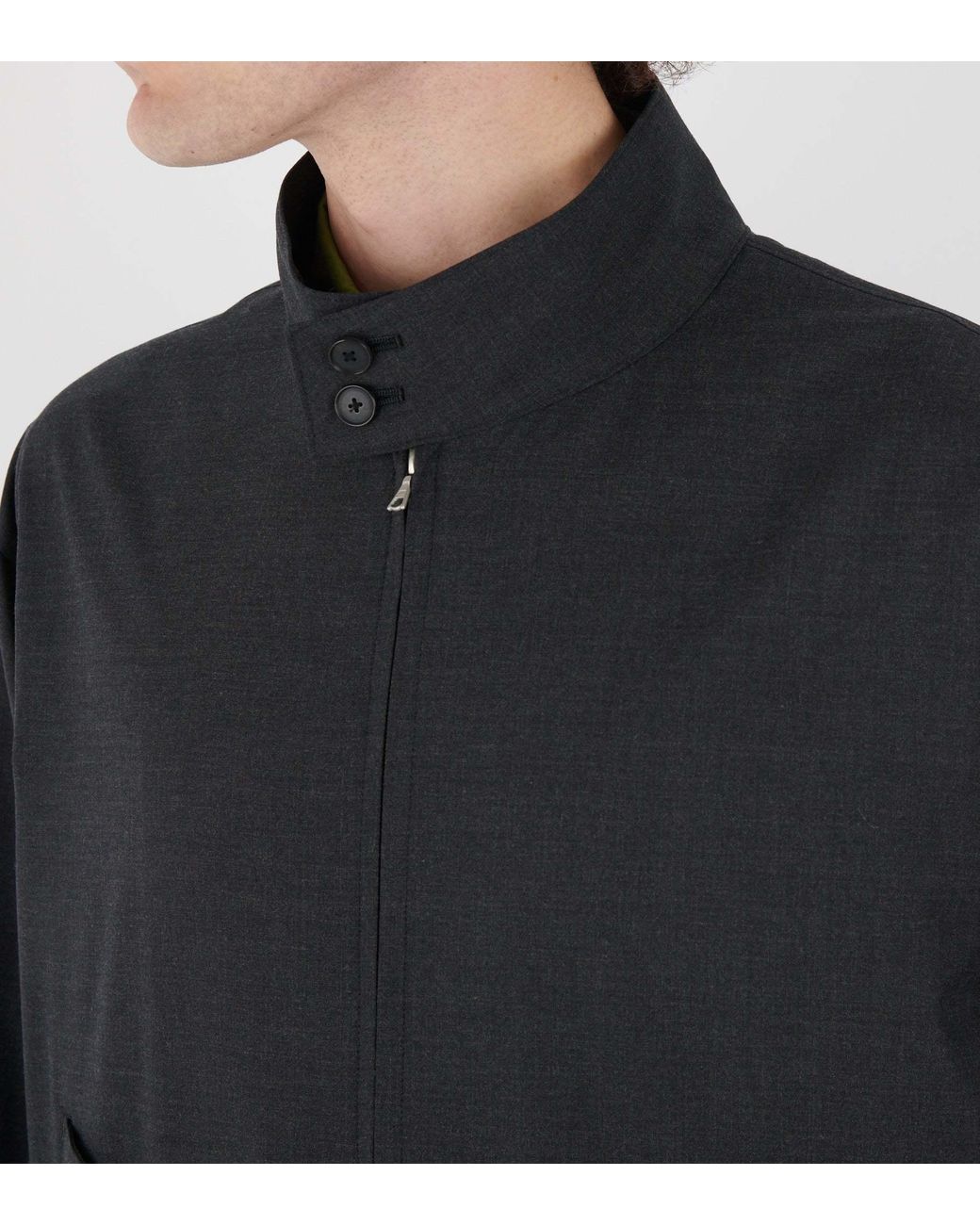 Auralee Black Long-Sleeved Jacket for men