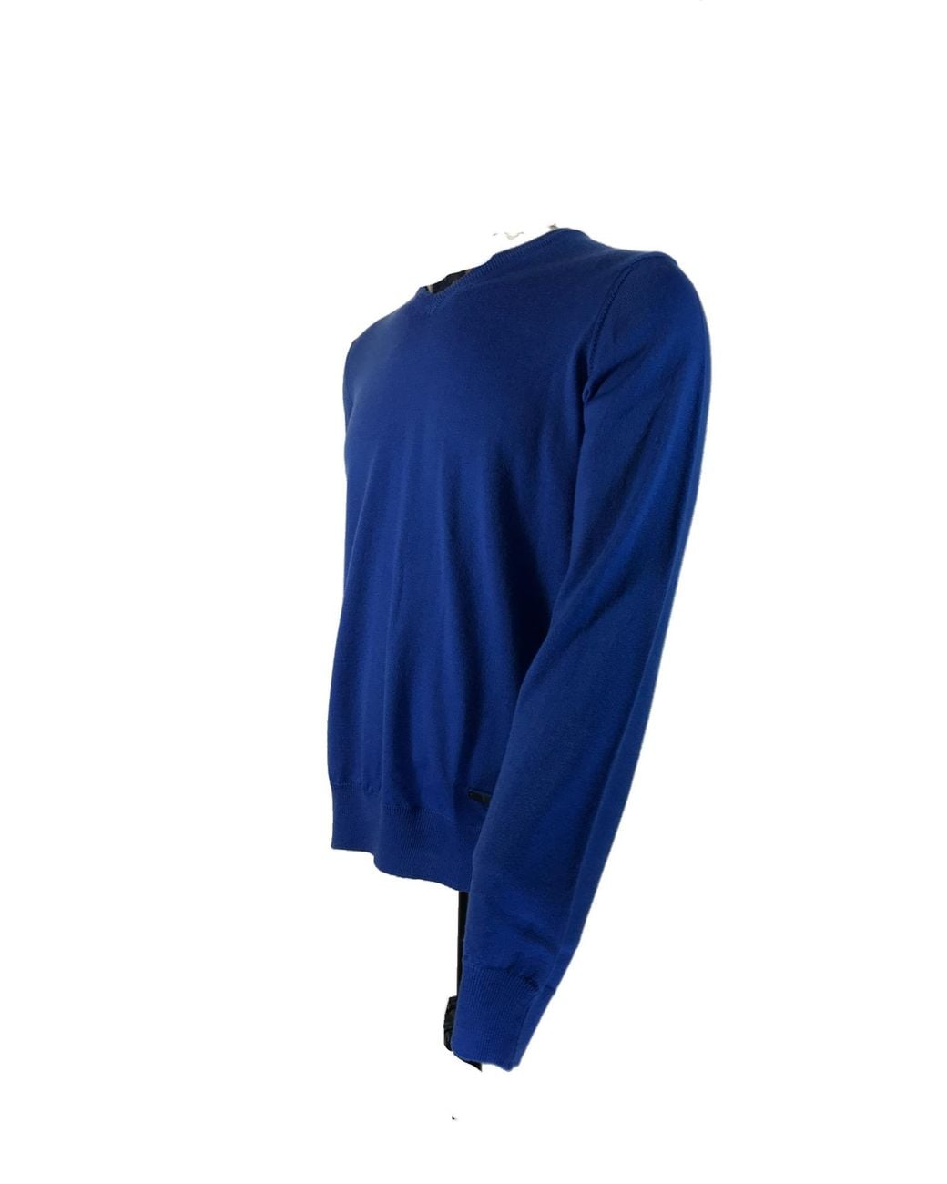 Armani Collezioni Blue Logo Sweater for men