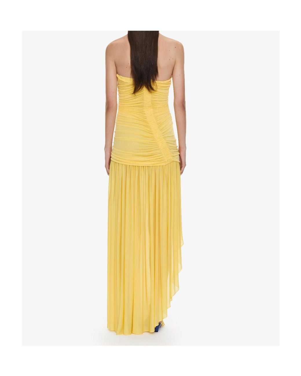 Christopher Esber Yellow Strapless Dress