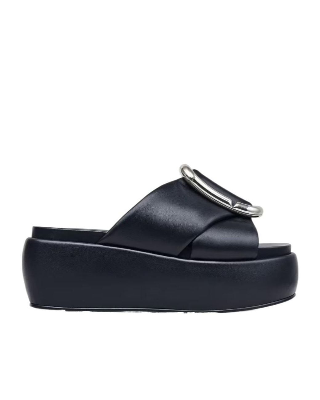 Marc Jacobs Blue The Pop J Marc Platform Sandals