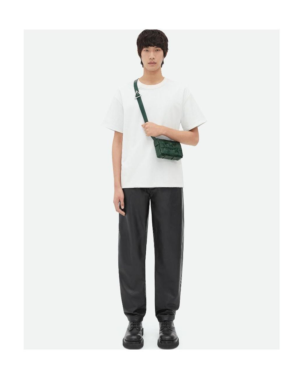 Bottega Veneta Green Cassette Small Shoulder Bag for men
