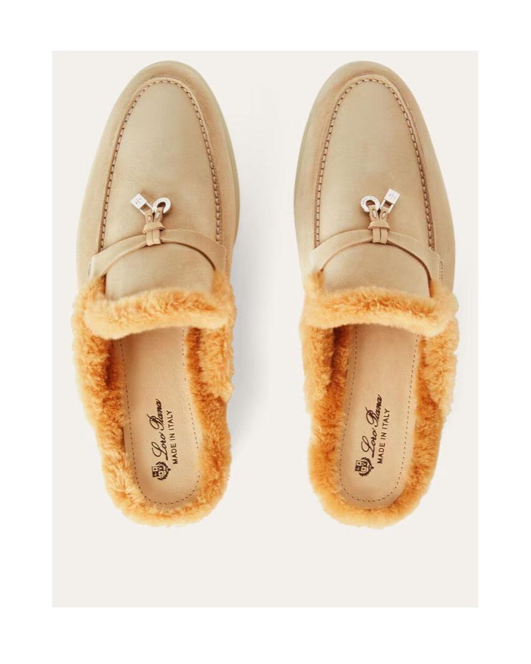 Loro Piana Multicolor Logo Pendant Muller Shoes