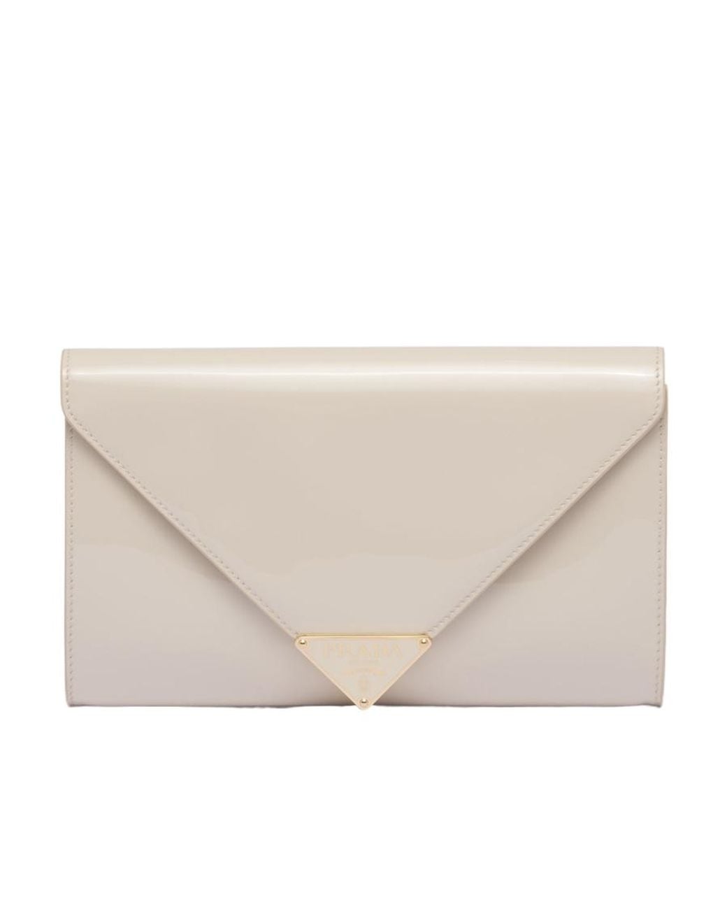 Prada Natural Mini Patent Leather Bag