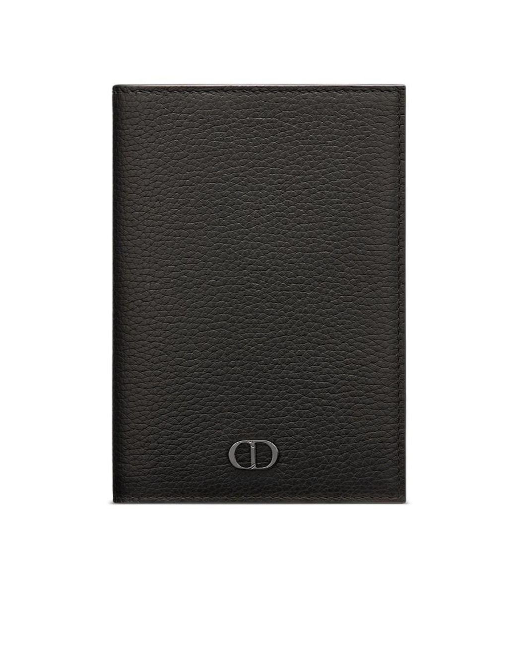 Dior Black Passport Cover for men