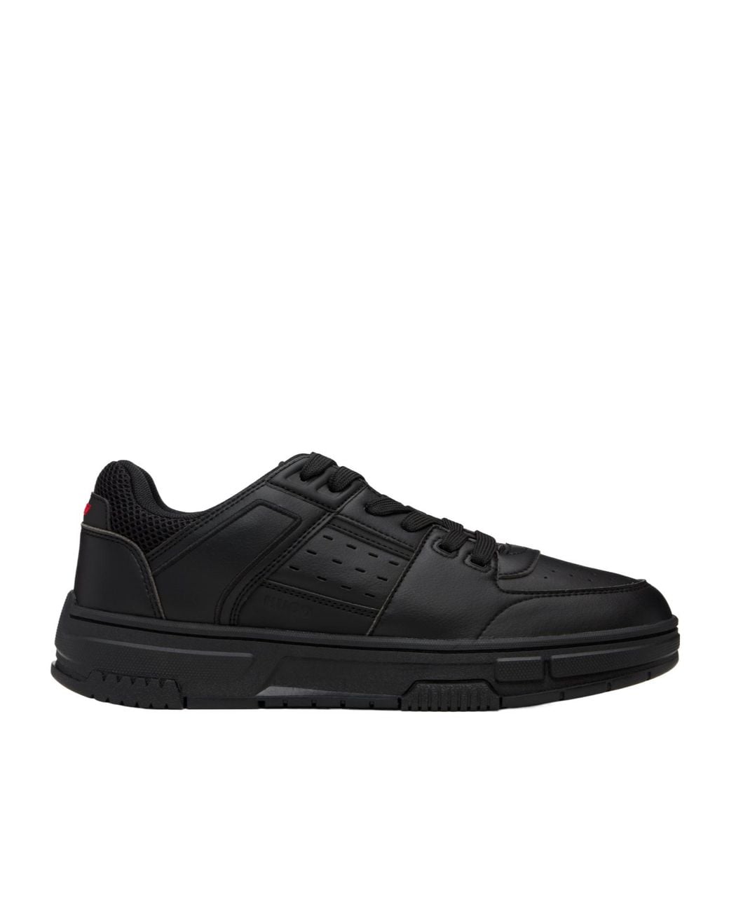 Boss Black Hugo Mesh Panel Low-Top Sneakers for men