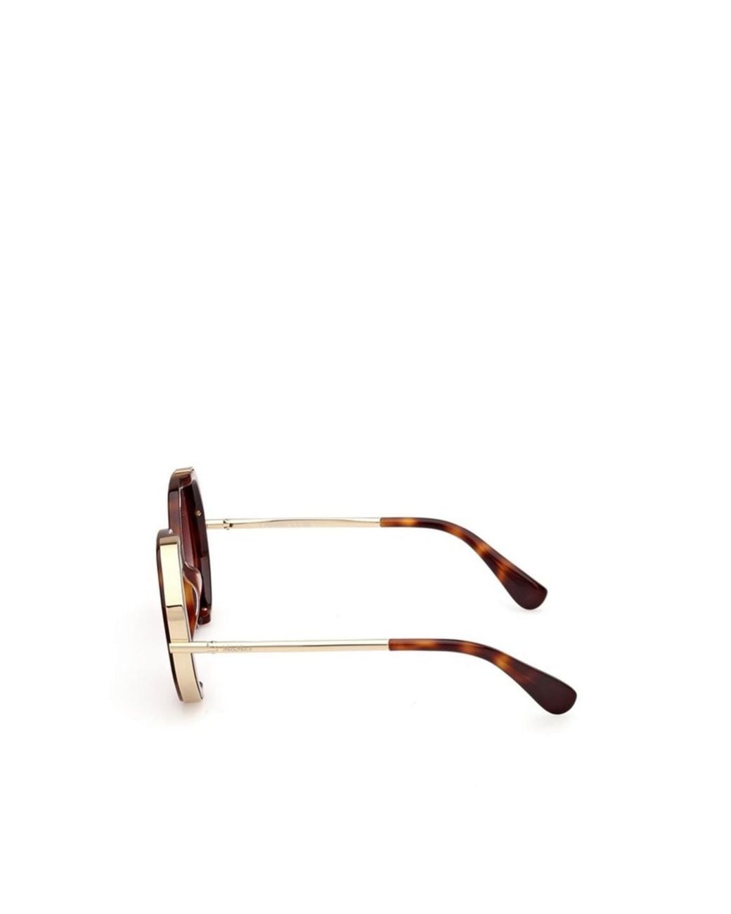 Max Mara Pink Irregular Frame Sunglasses
