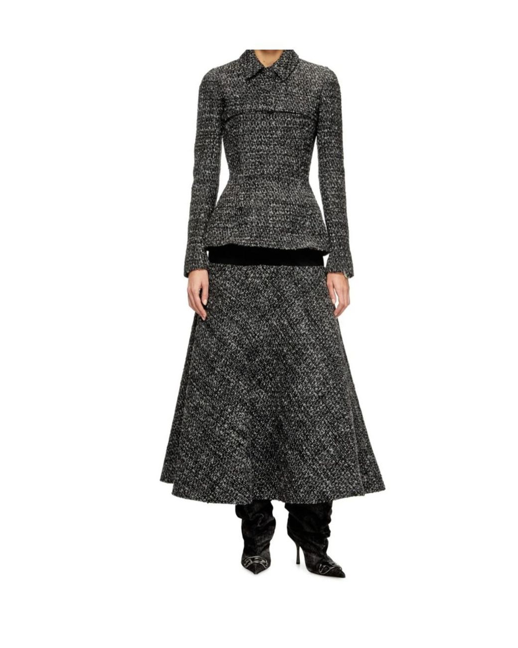 DIESEL Black G-Anne Cropped Blazer