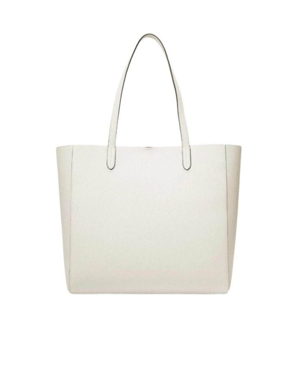 Ralph Lauren White Large Cameryn Tote Bag