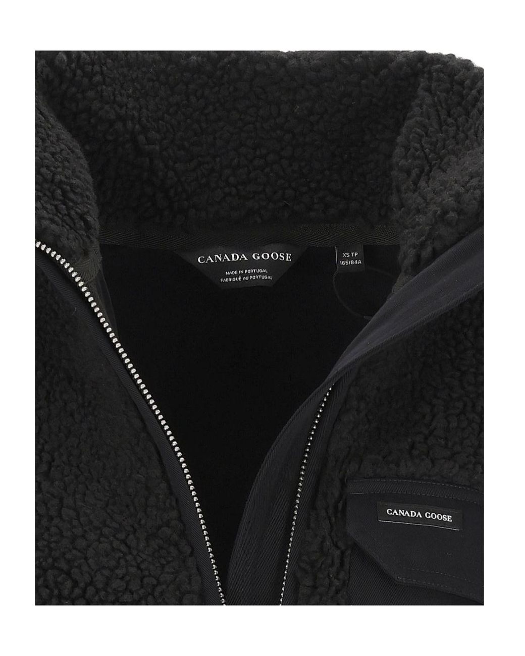 Canada Goose Black Soren Zip-Up Fleece Jacket