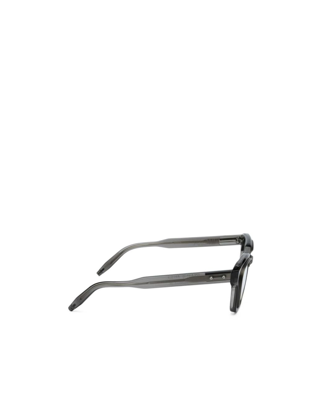 Akoni White Full-Rimmed Plano Lenses for men