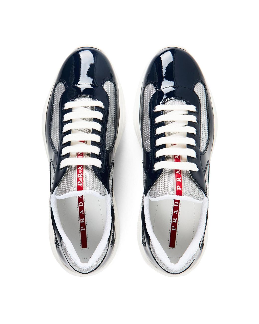 Prada Blue Sports And Casual Shoes for men
