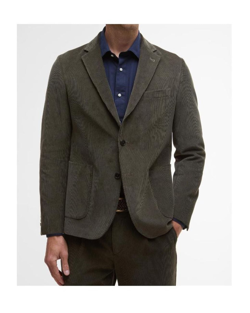 Barbour Black Long-Sleeved Blazer for men