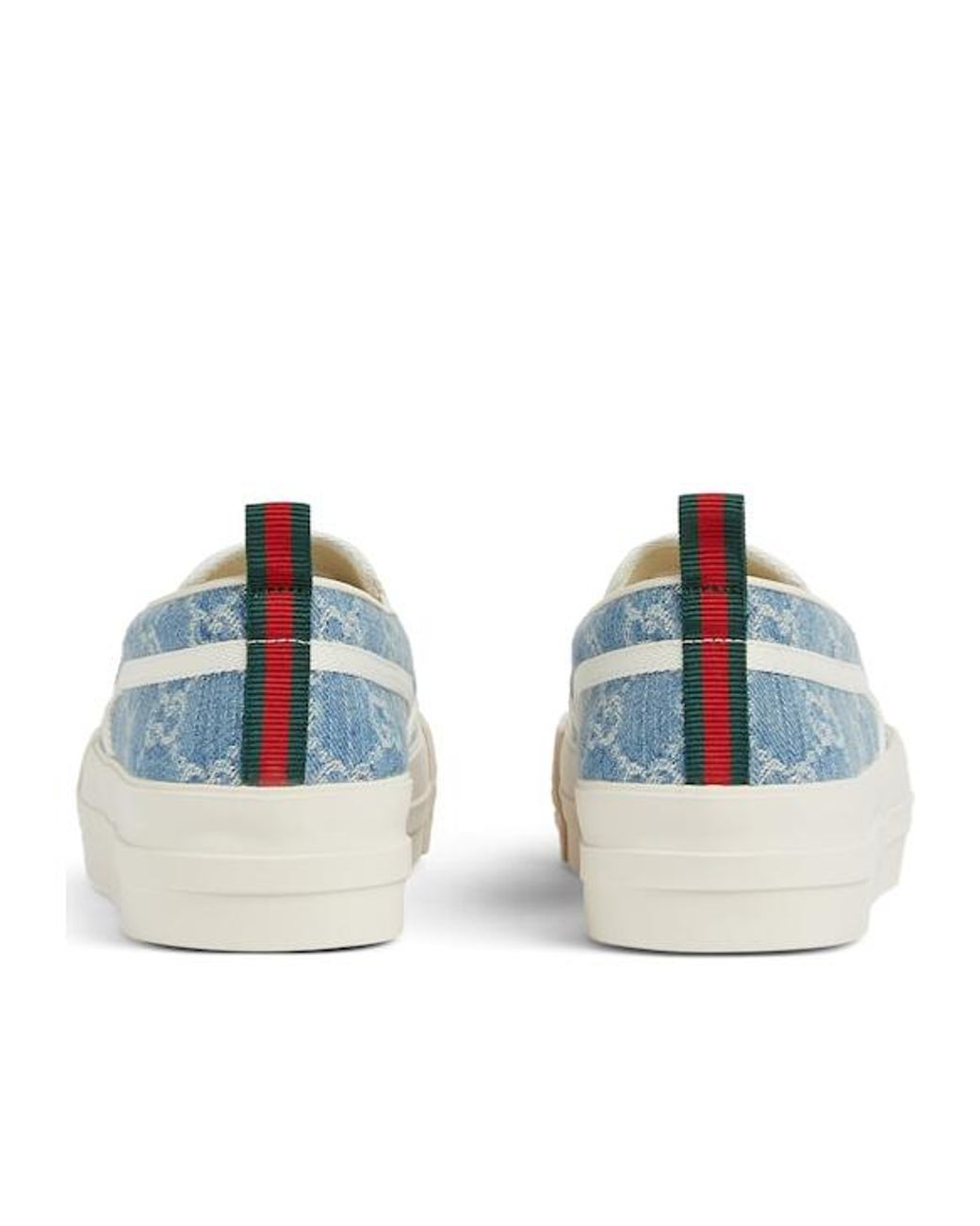 Gucci Blue GG Denim Slip-on Sneaker