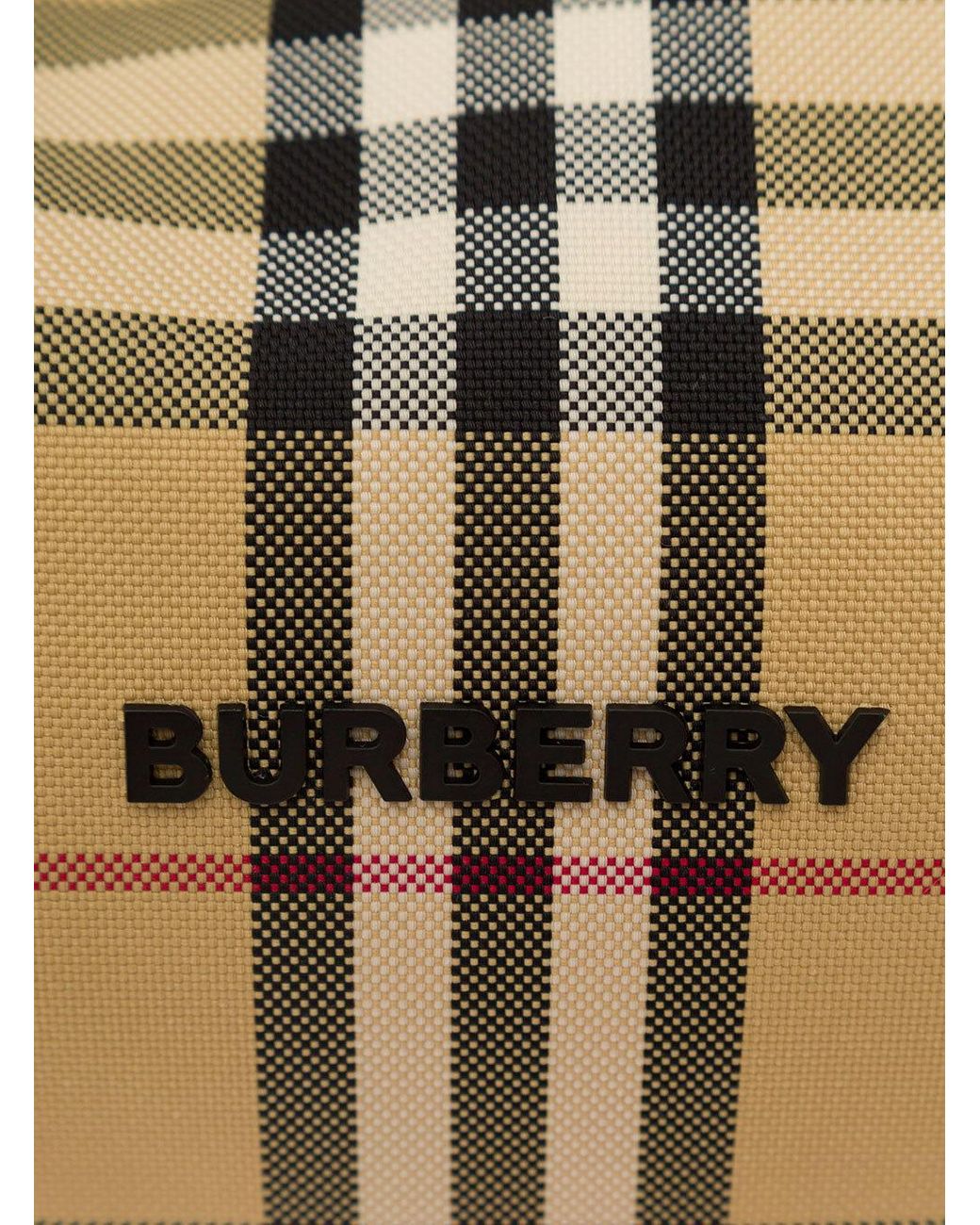 Burberry Multicolor Checked Sonny Belt Bag for men
