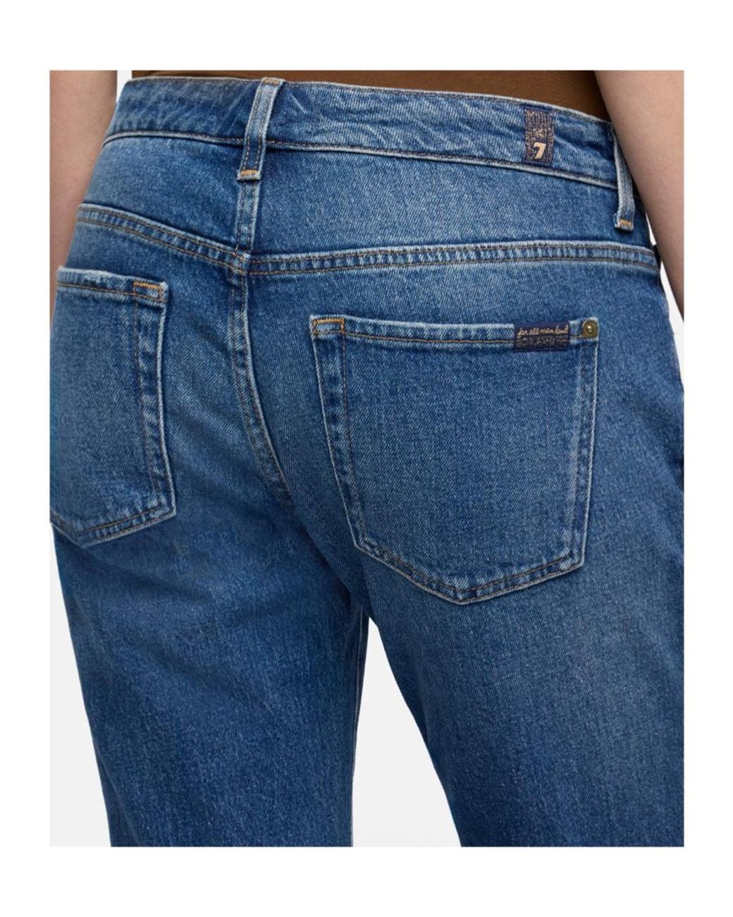 7 For All Mankind Blue Low Cigarette