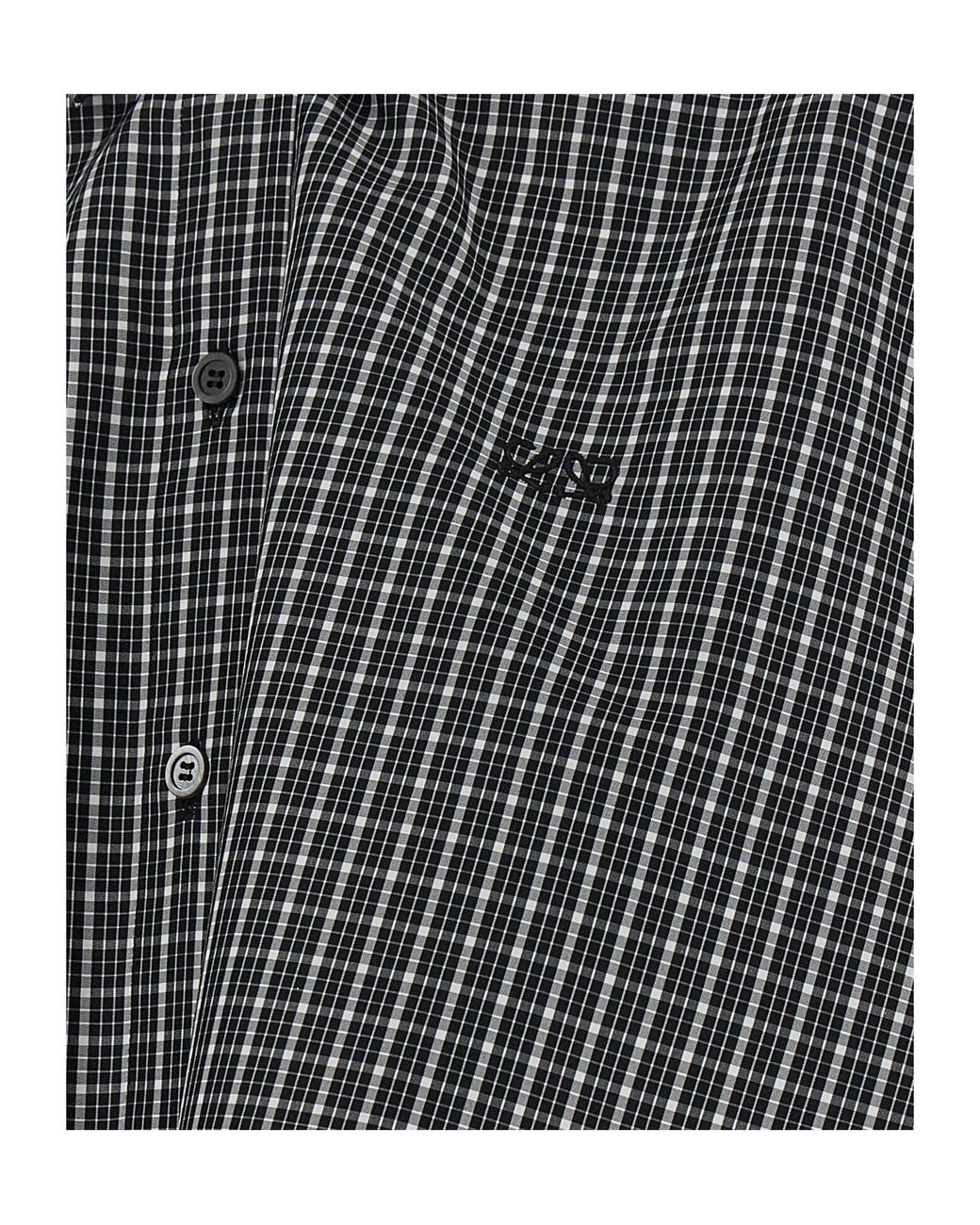 Loewe Gray Short Sleeve Trapeze Shirt