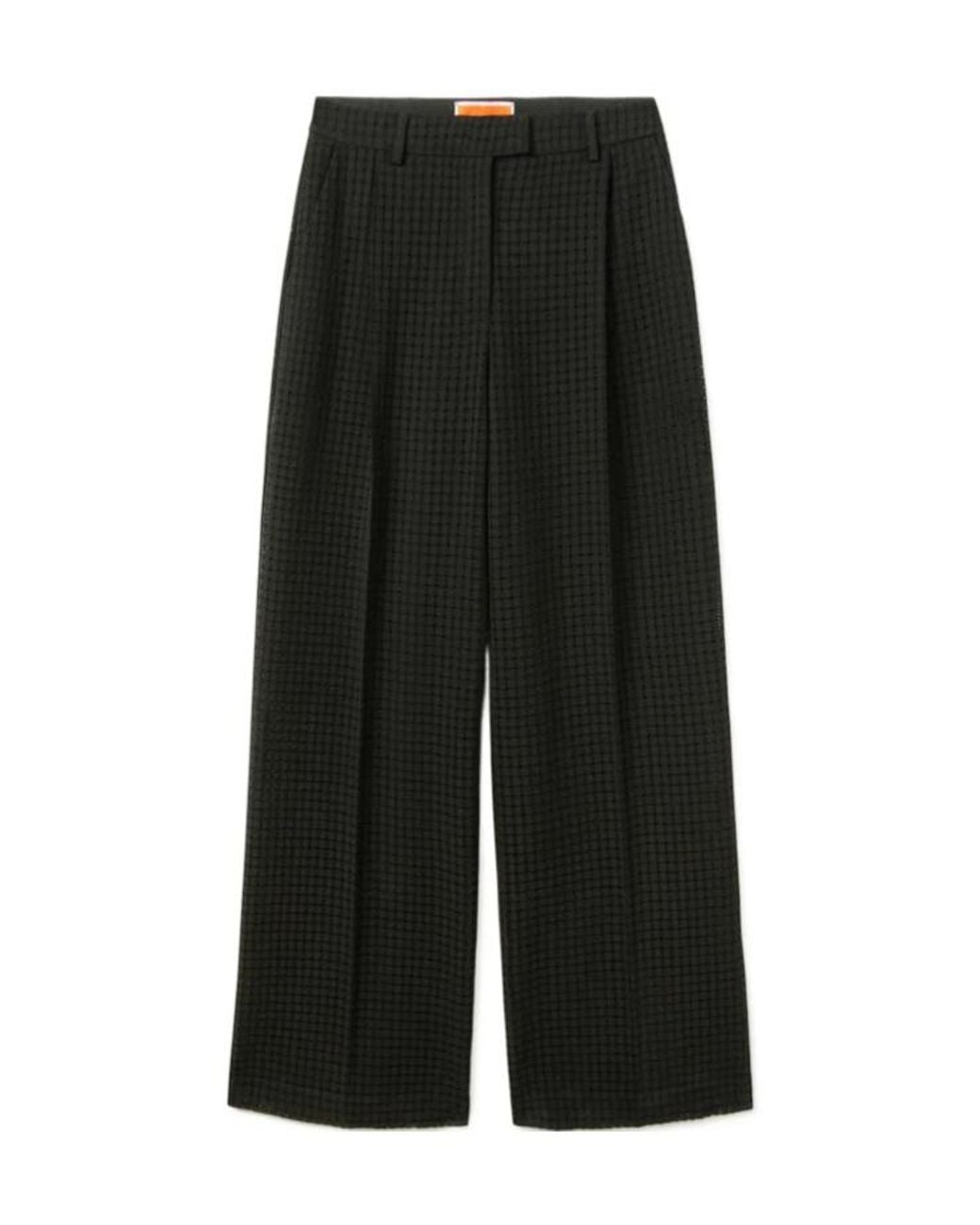 LaDoubleJ Black La Doublej Openwork Loose Fit Trousers