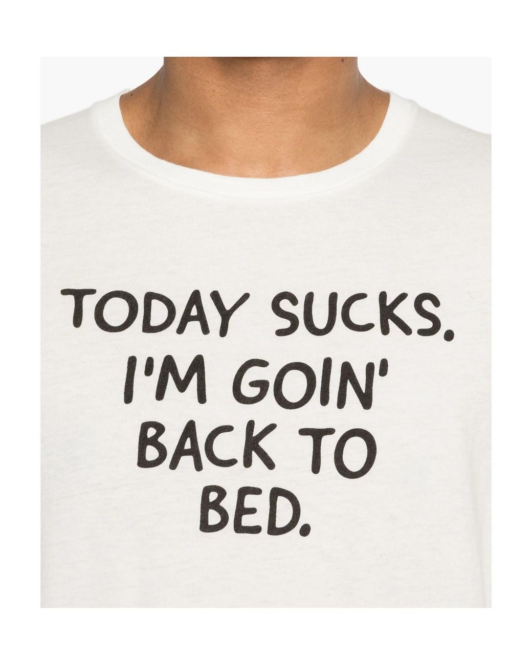 R13 White Today Sucks Boy T