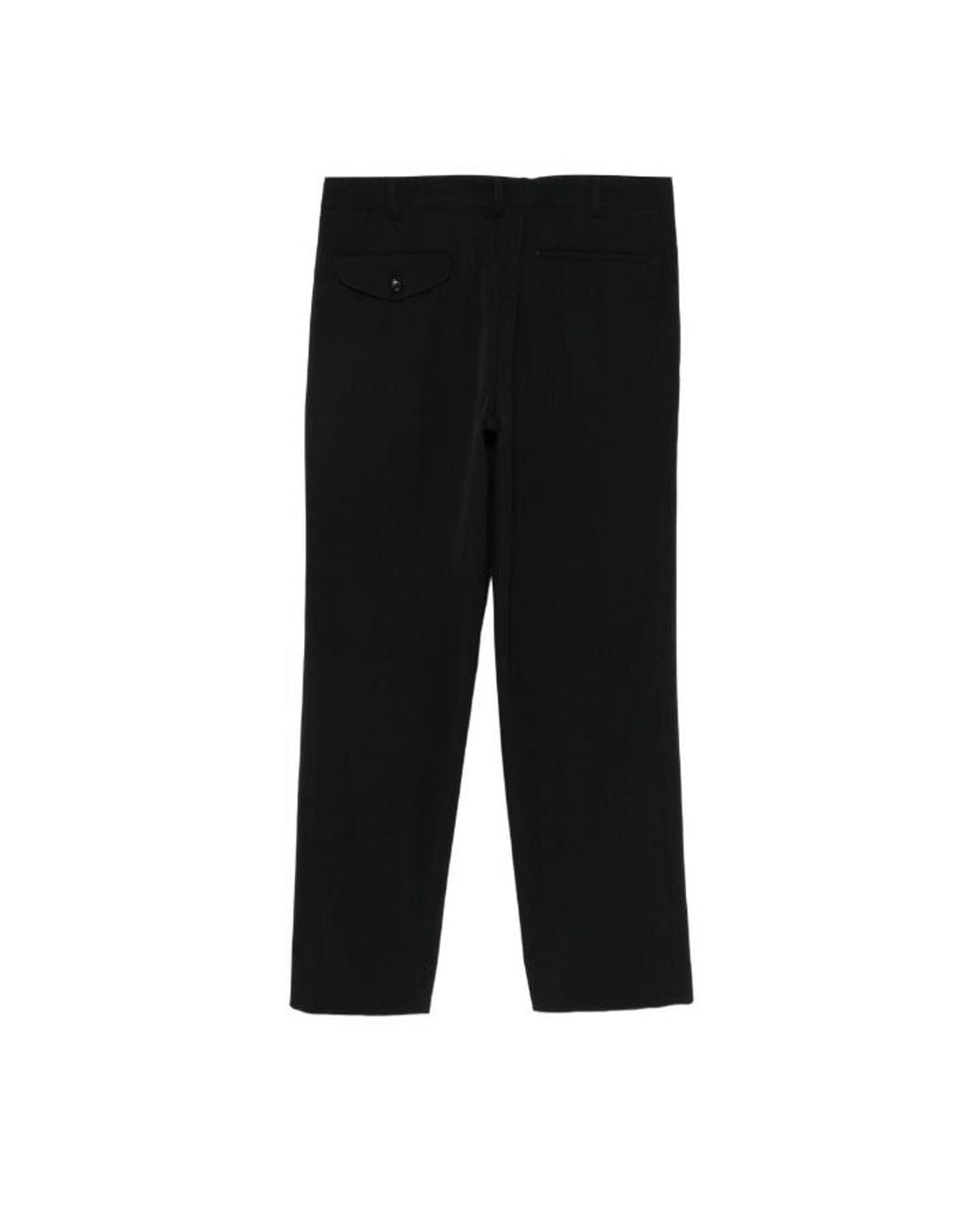 Comme des Garçons Black Zipper-Decorated Casual Pants for men