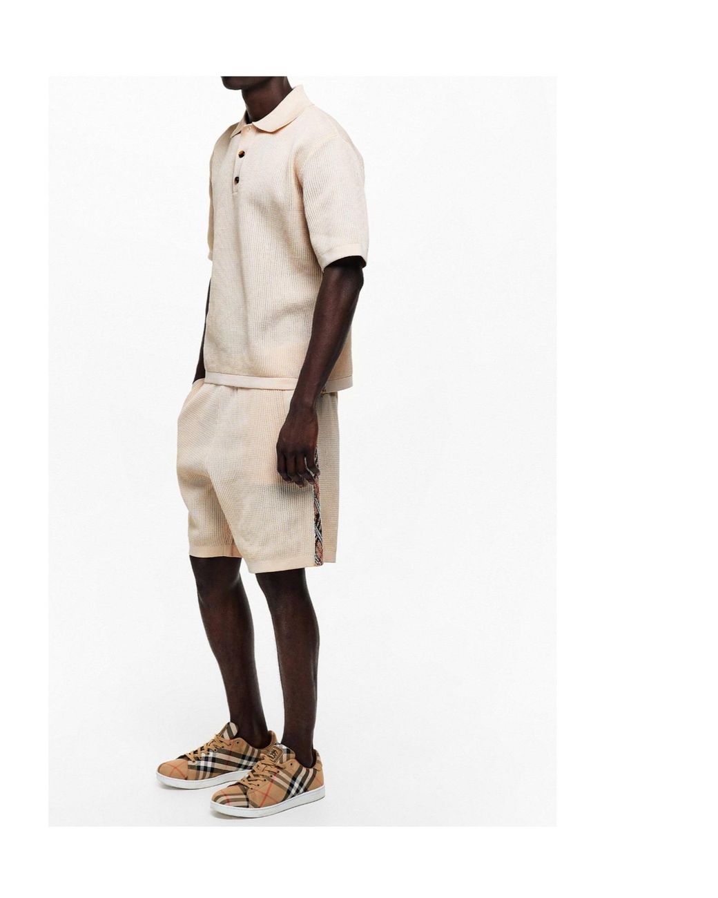 Burberry Natural Knit Shorts for men