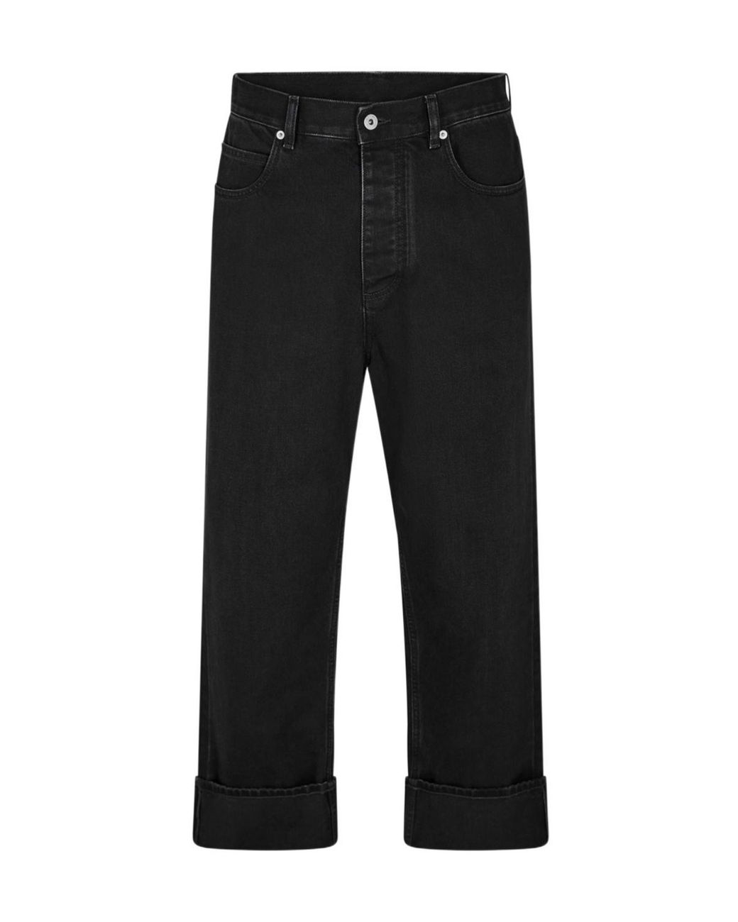 Bottega Veneta Black Turn Up Jean Sn62 for men