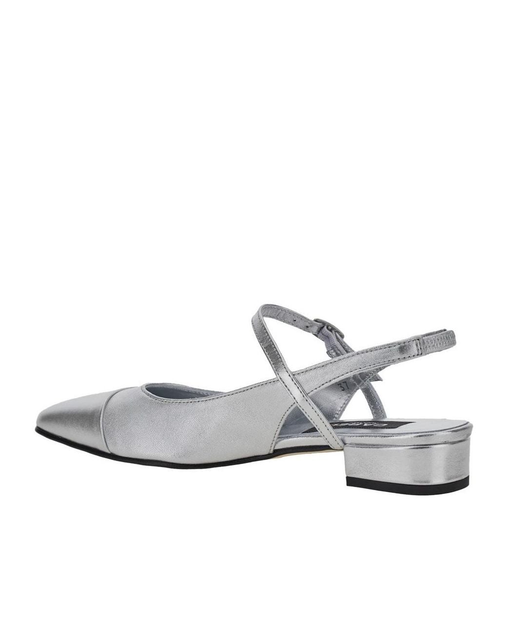 CAREL PARIS White Metallic Oceano Pumps
