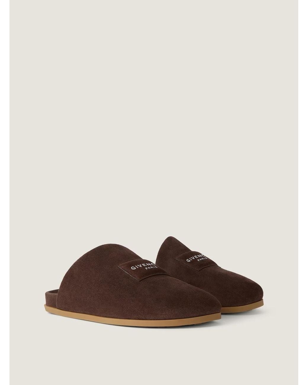 Givenchy Brown Puffy Mules for men