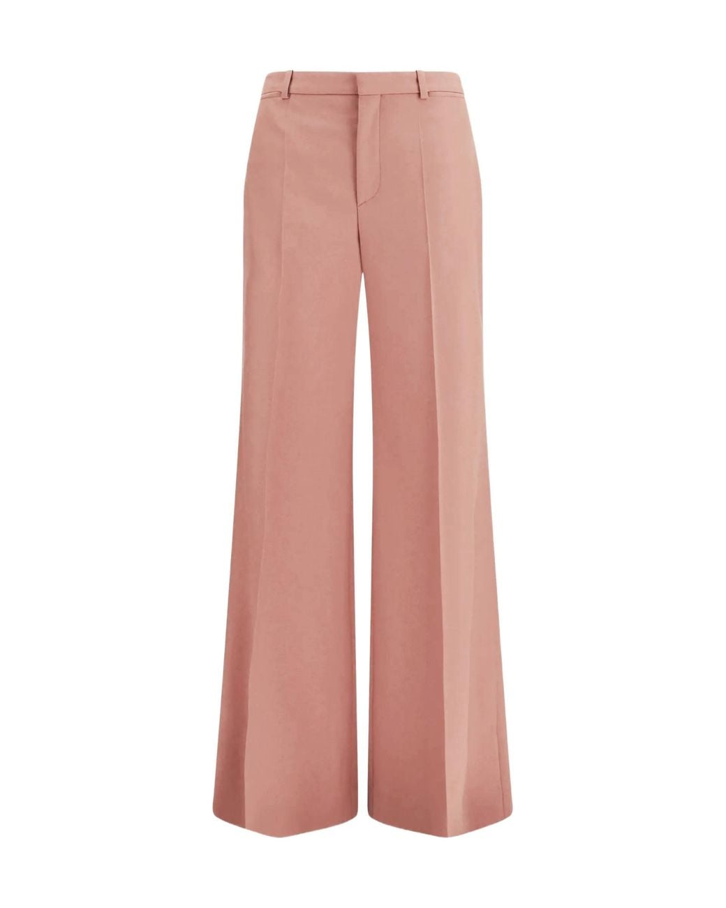 Chloé Pink Chloé Tailored Straight-Leg Pants