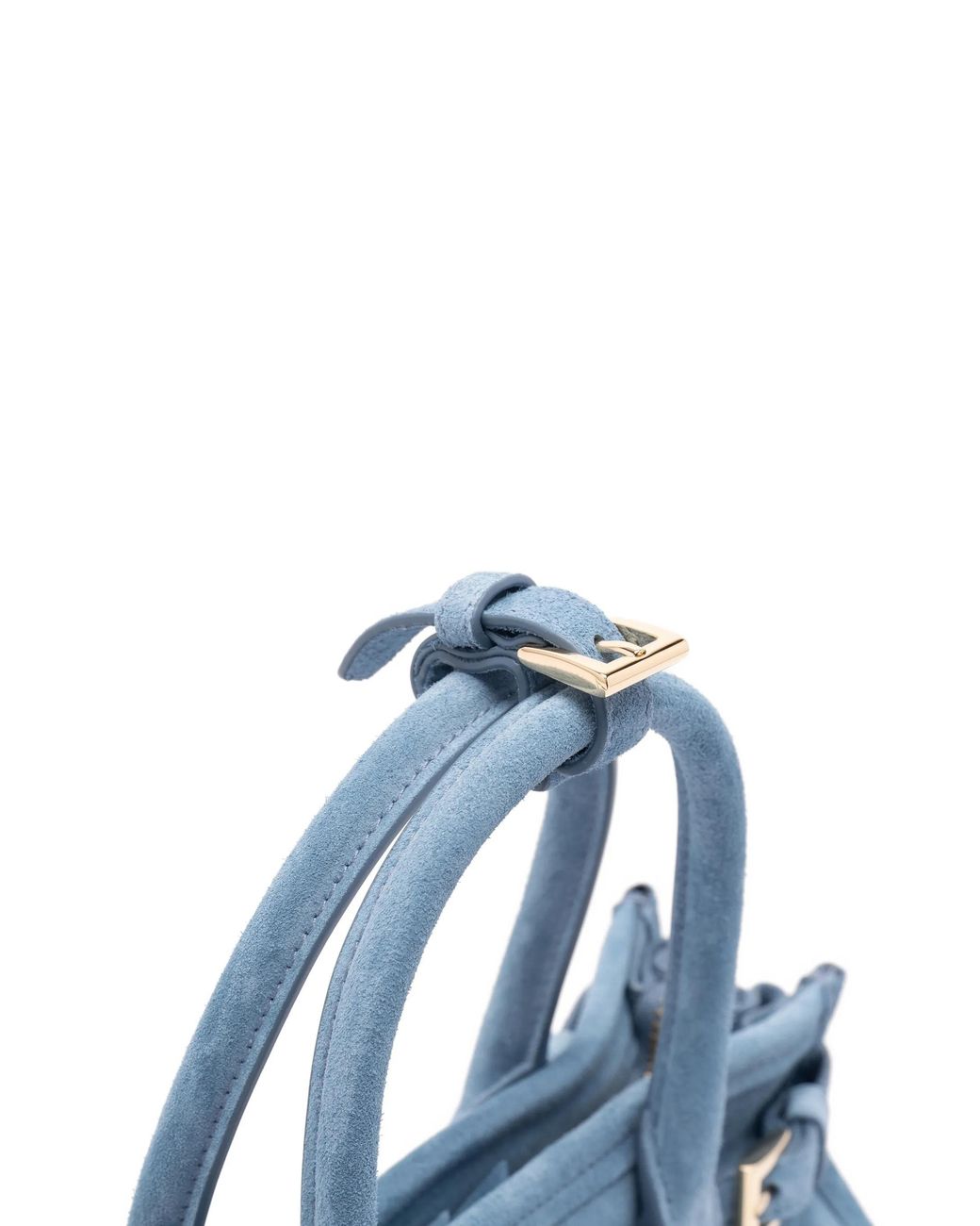 Prada Blue Double-Handle Shoulder Bag